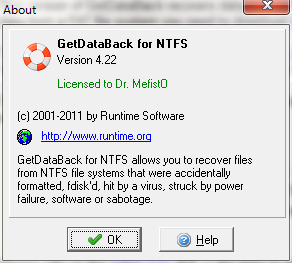 Исследование защиты GetDataBack Исследование защиты GetDataBack